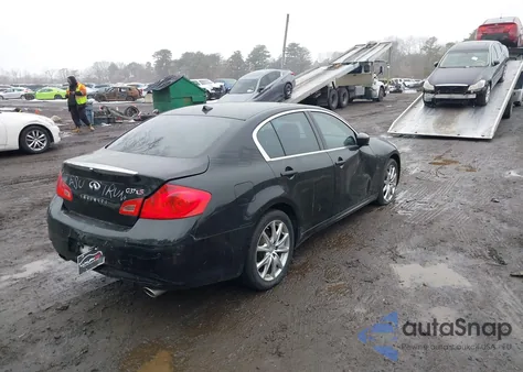 2013 Infiniti G37X z USA, uszkodzony, nr VIN JN1CV6AR6DM750843